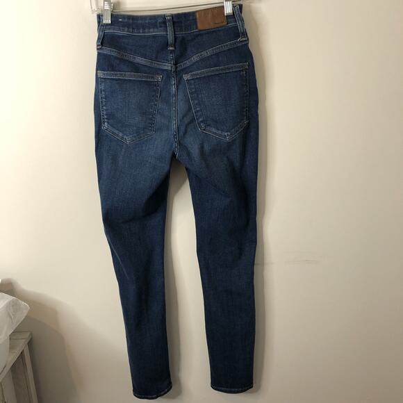 Madewell Women's Curvy High-Rise Skinny Jeans in Lanette Wash Size 25 - Picture 7 of 10